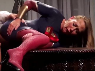 blonde big cock Supergirl Adult Parody